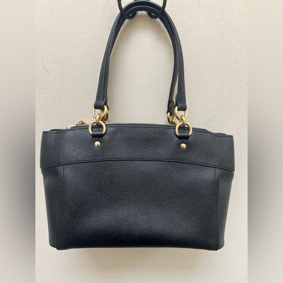 Coach Black Leather hand Bag - EXCELLENT CONDITION! - Picture 2 of 7